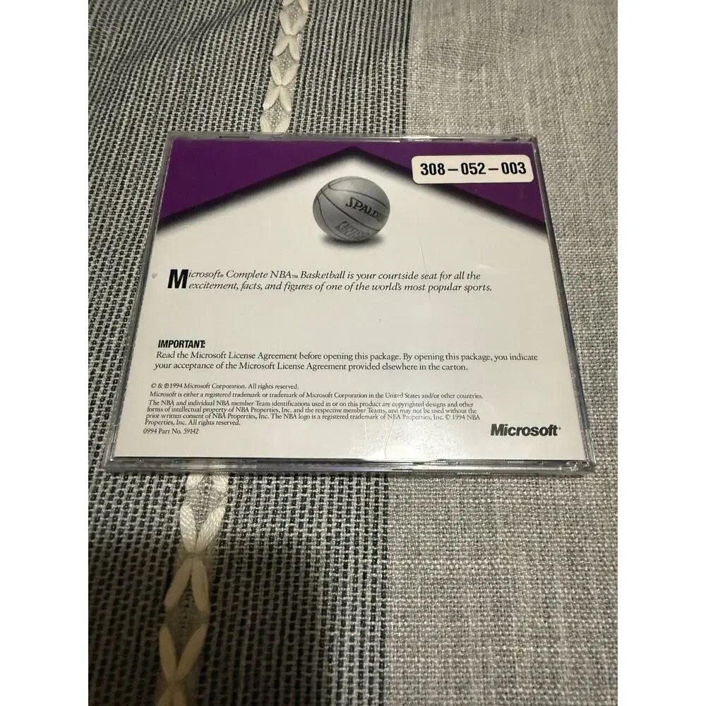 Microsoft Home Complete Basketball CD 1994